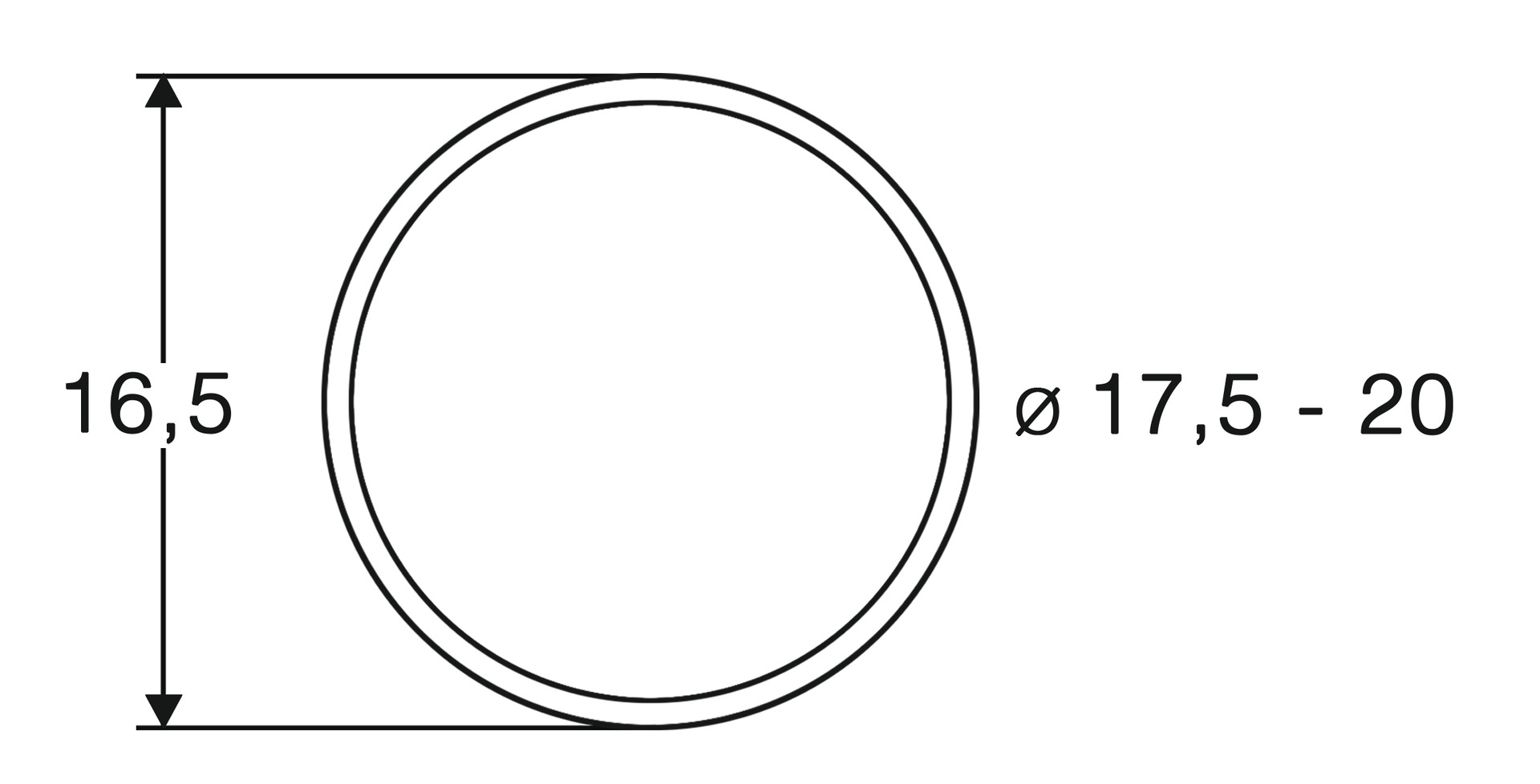 Roco 40077 Haftreifen 17,5 - 20,0 mm 10 St. AC