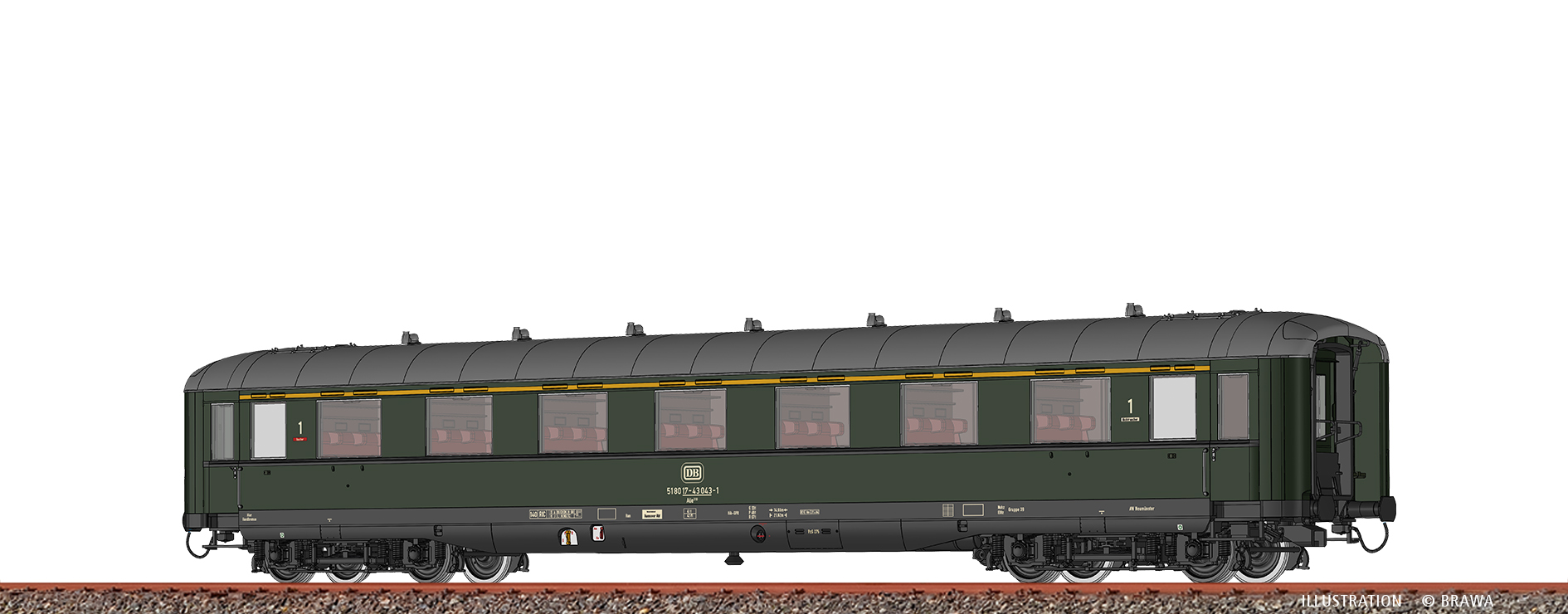 51088 DB Schürzenwagen 1.Kl. Aüe310 Ep.4
