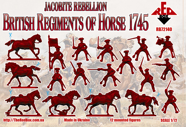 Red Box RB72140 Jacobite Rebellion British Regiments