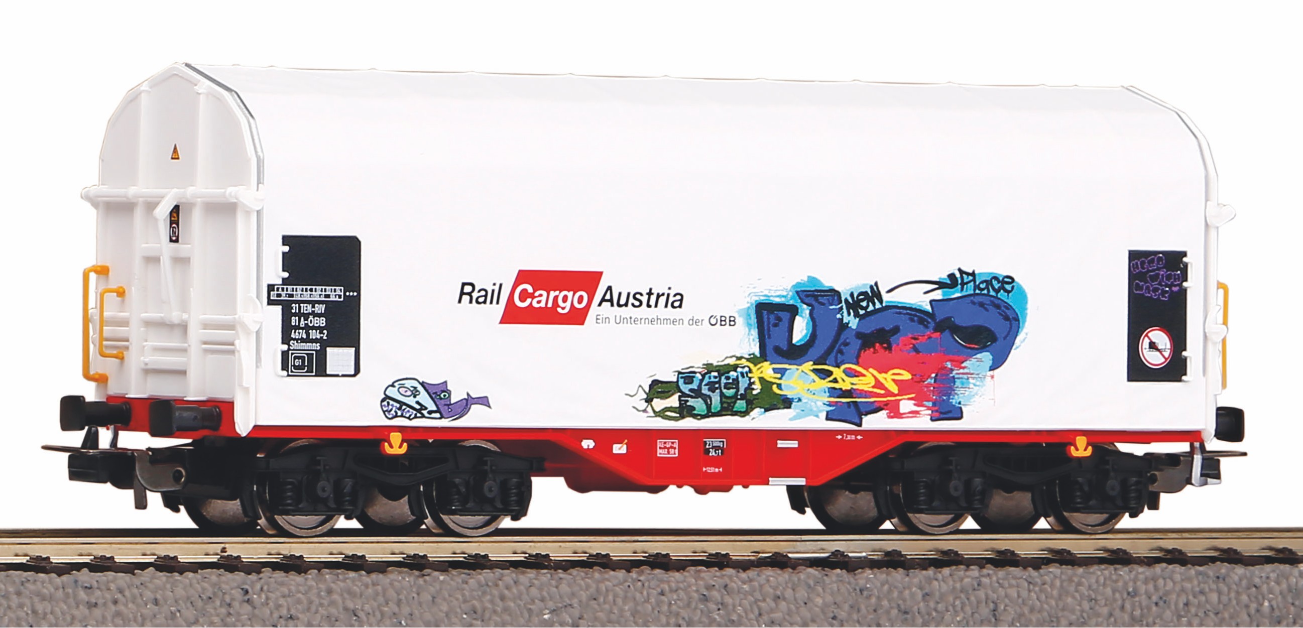 58982 ÖBB RCA Schiebeplanenwagen Graffiti Ep.6