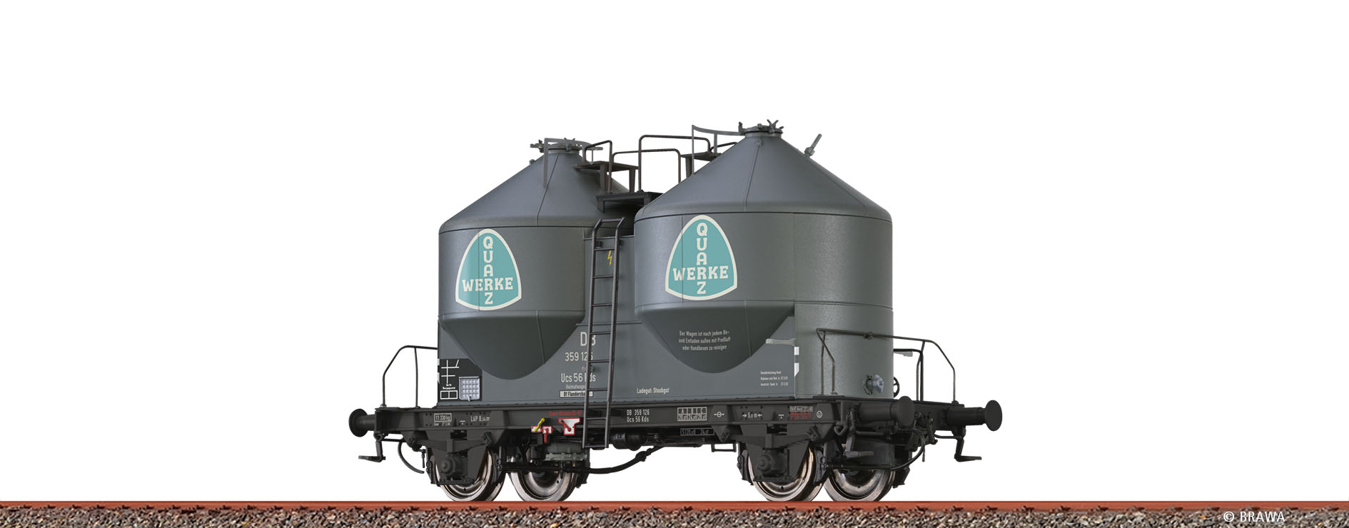 Brawa 51328 DB Güterwagen Kds54-56 Ep.3