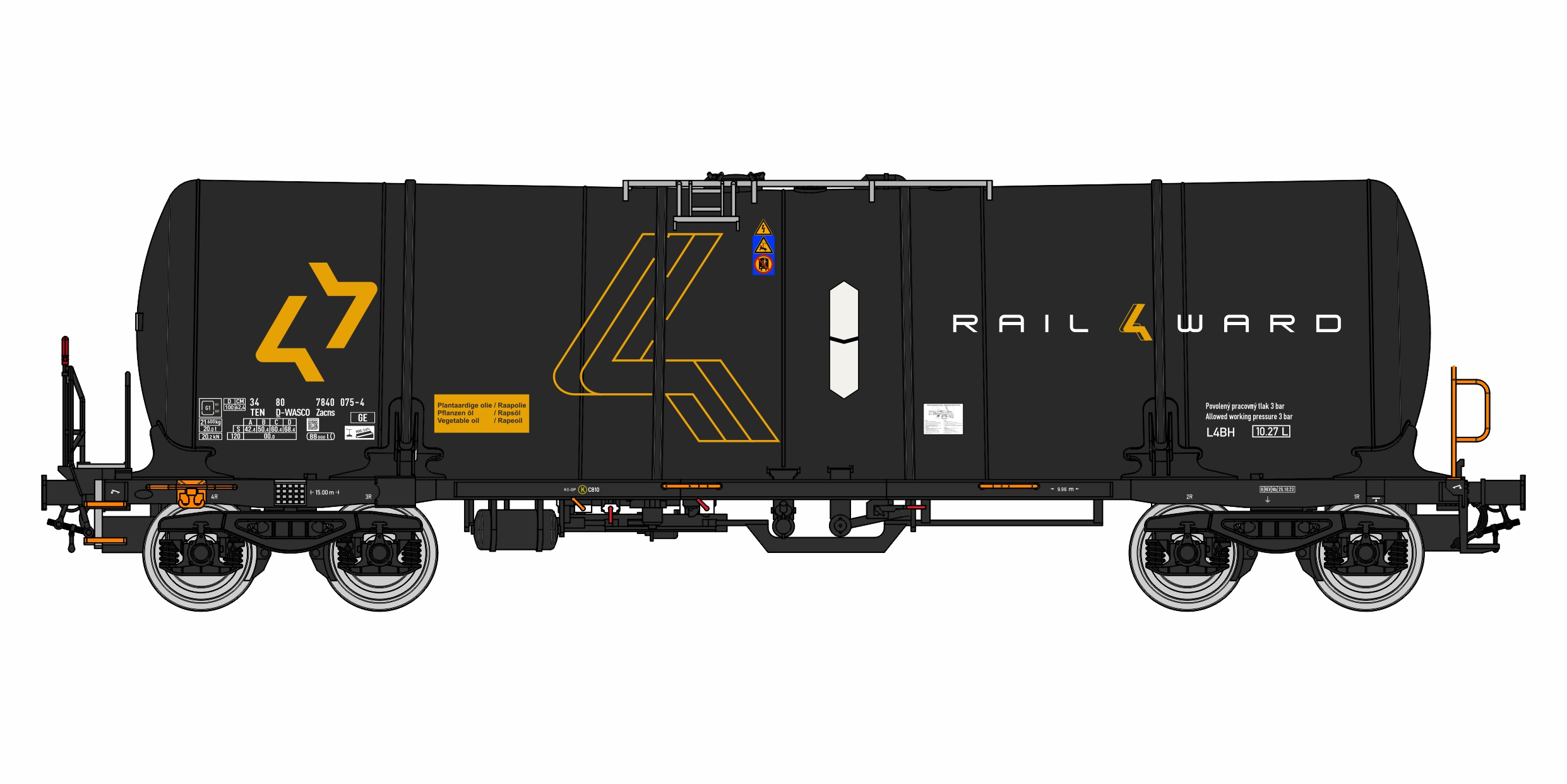 96210050 Rail4Ward Kesselwagen Zacns 88 Ep.6
