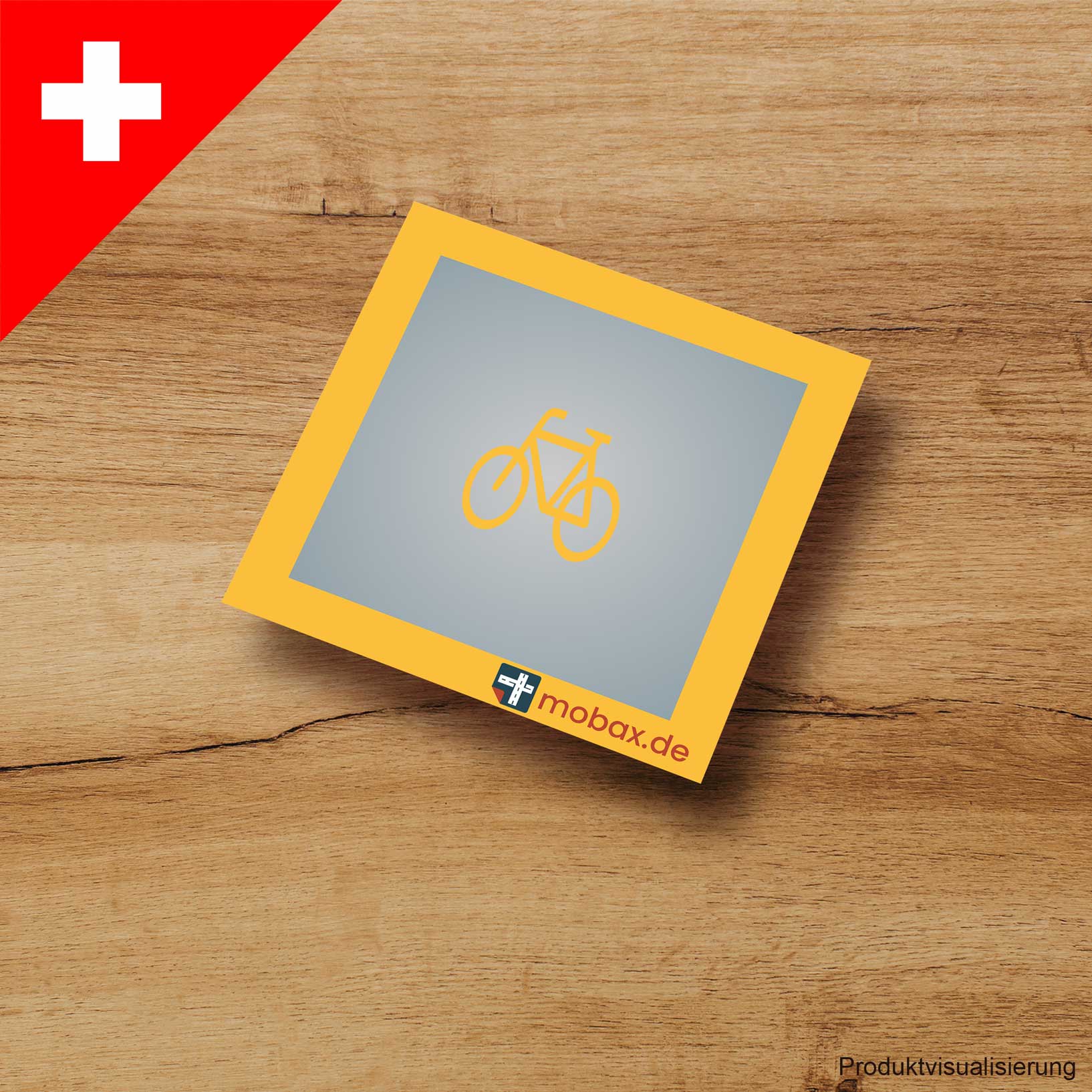 CH-G-03-H0 Fahrrad gelb (CH)