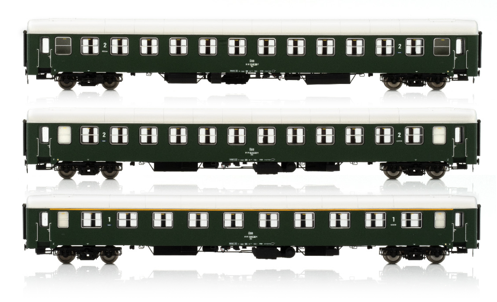 JC90500 ÖBB Personenwagen-Set 3-tlg UIC-X Ep.3