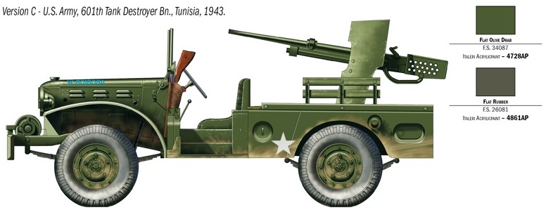 Italeri 6555 M6 Dodge Anti-Tank