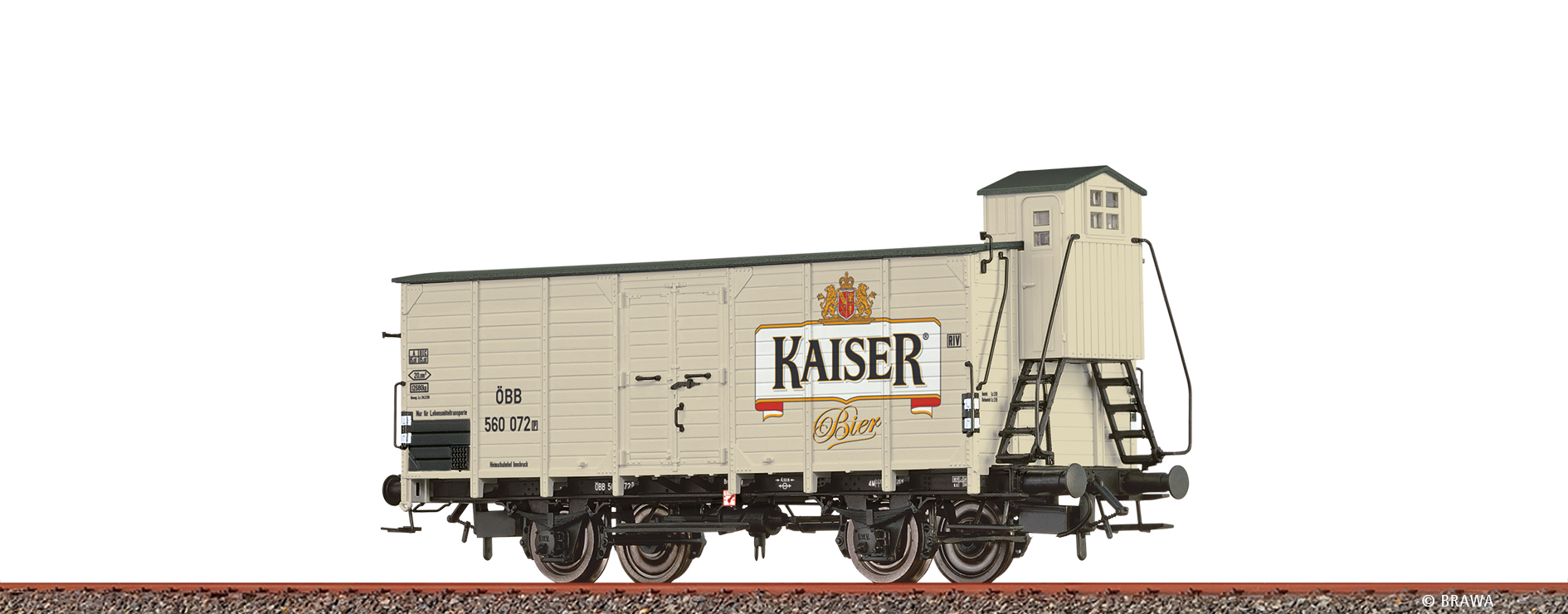 49891 ÖBB Kaiser Bier ged. Güterwagen Ep.3