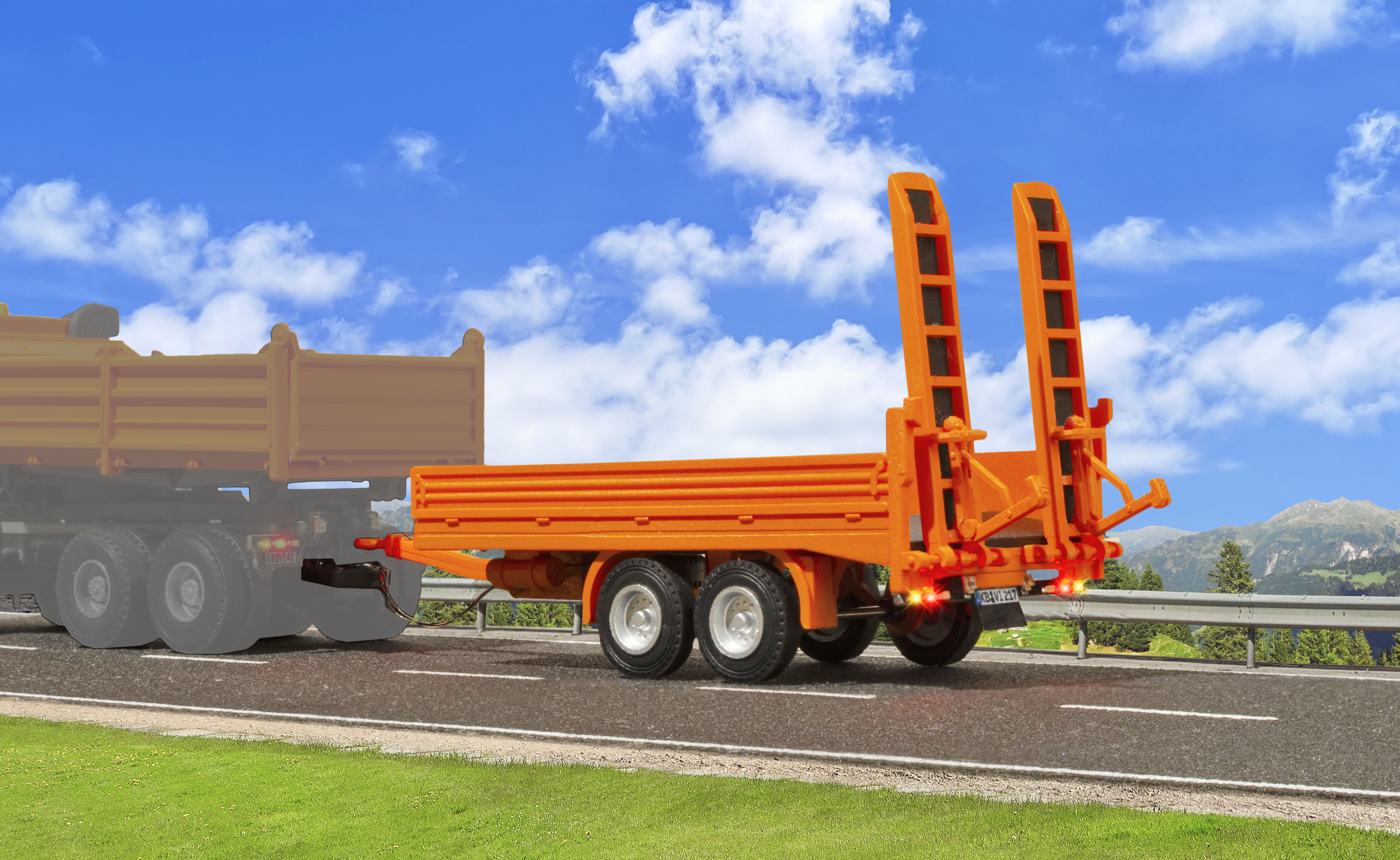 Viessmann 8217 CarMotion: Tandem-Tieflade-Anhänger