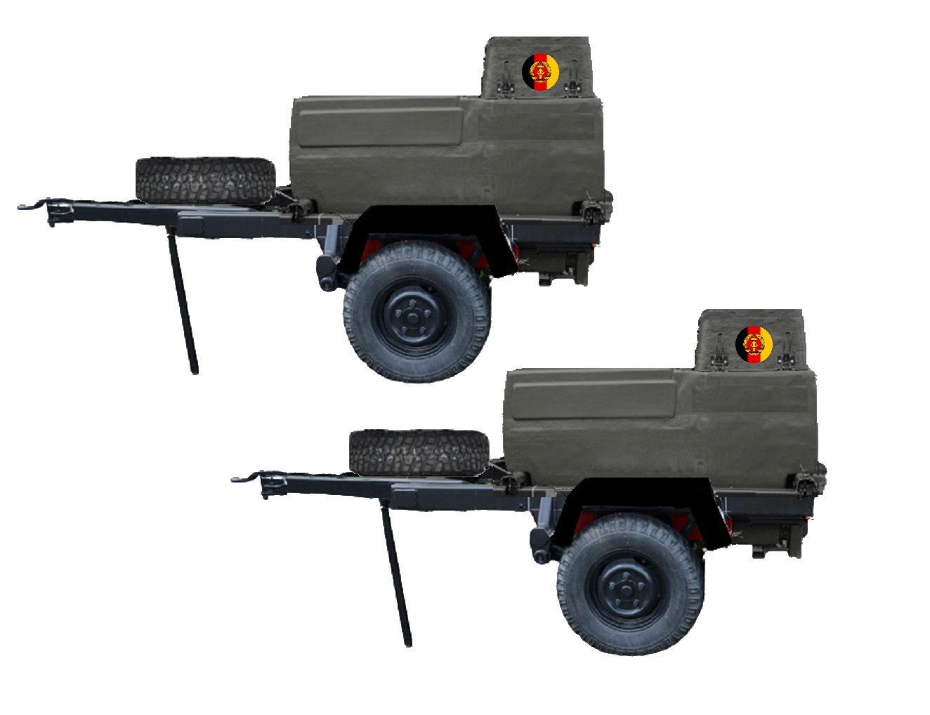 NA88311 Anhänger WTA 800 Wassertank NVA