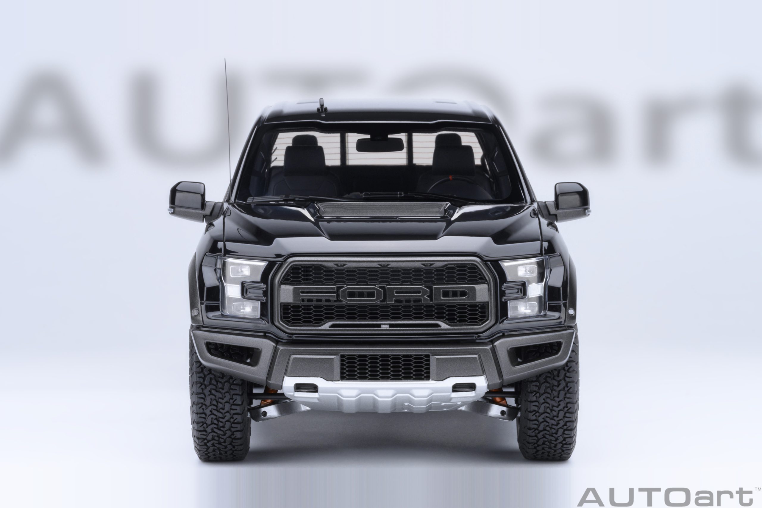 AUTOart 72947 Ford F-150 Raptor Supercrew 2017 schwarz