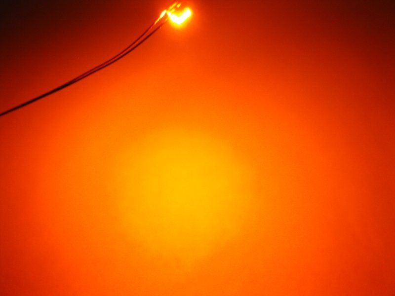 50259 LED SMD 0805 mit Lackdraht orange