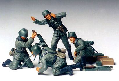 35193 Dt. Figuren-Set Infantrie-Mörser