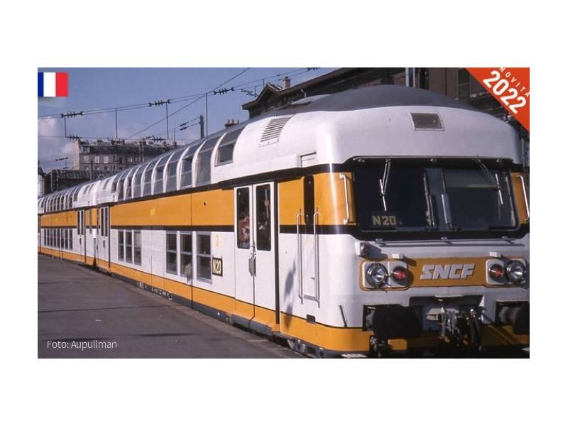PI6350 SNCF Doppelstockwagen-Set 3-teilig Ep.4
