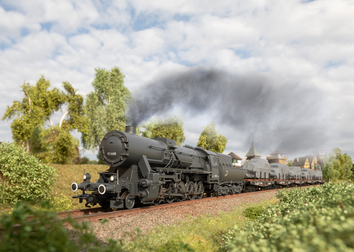 39532 DR Güterzug-Dampflok BR 52 Ep.2