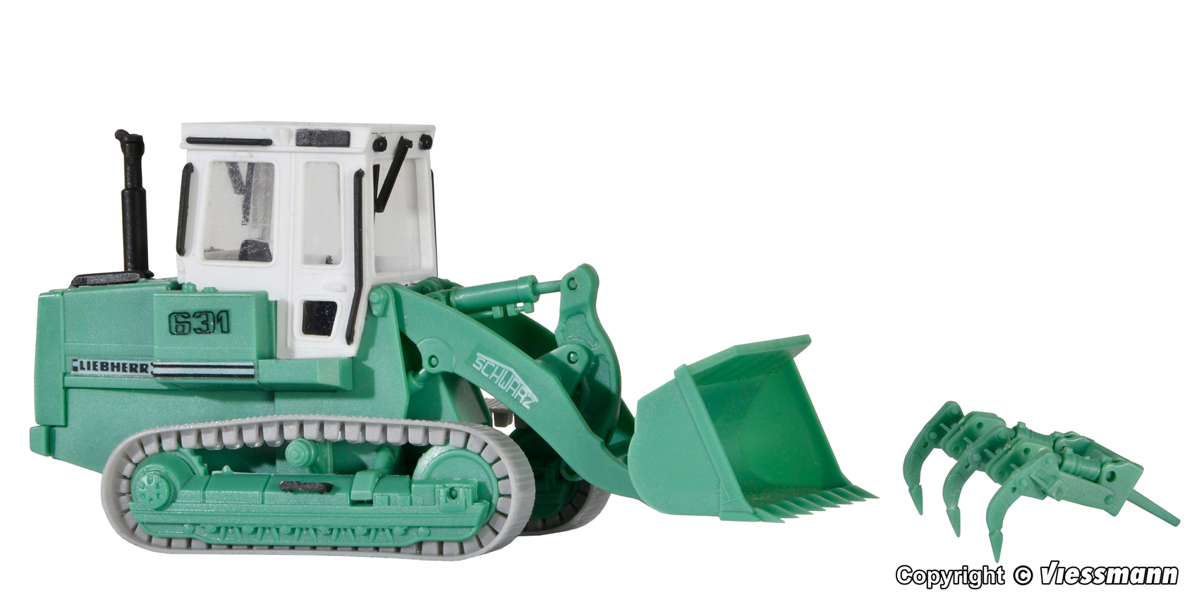 Kibri 15205 Liebherr Raupe 631 Schwarz Bau