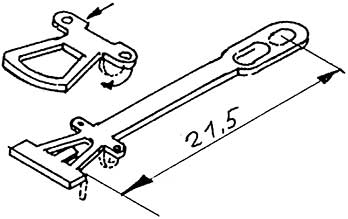 8620 Mittelpufferkuppl.  Mallet 2St