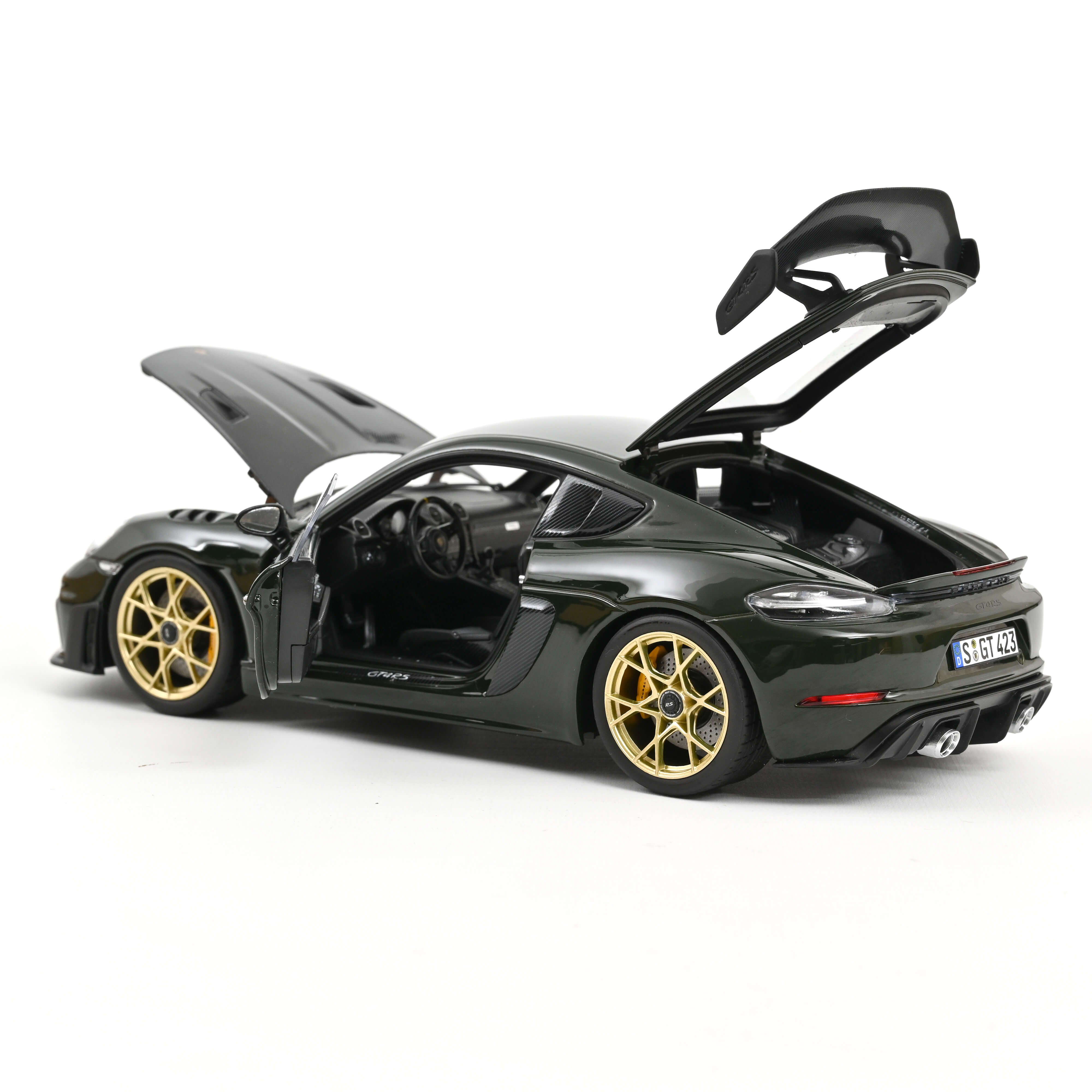 Norev 187250 Porsche Cayman GT4 RS w/Weissach green