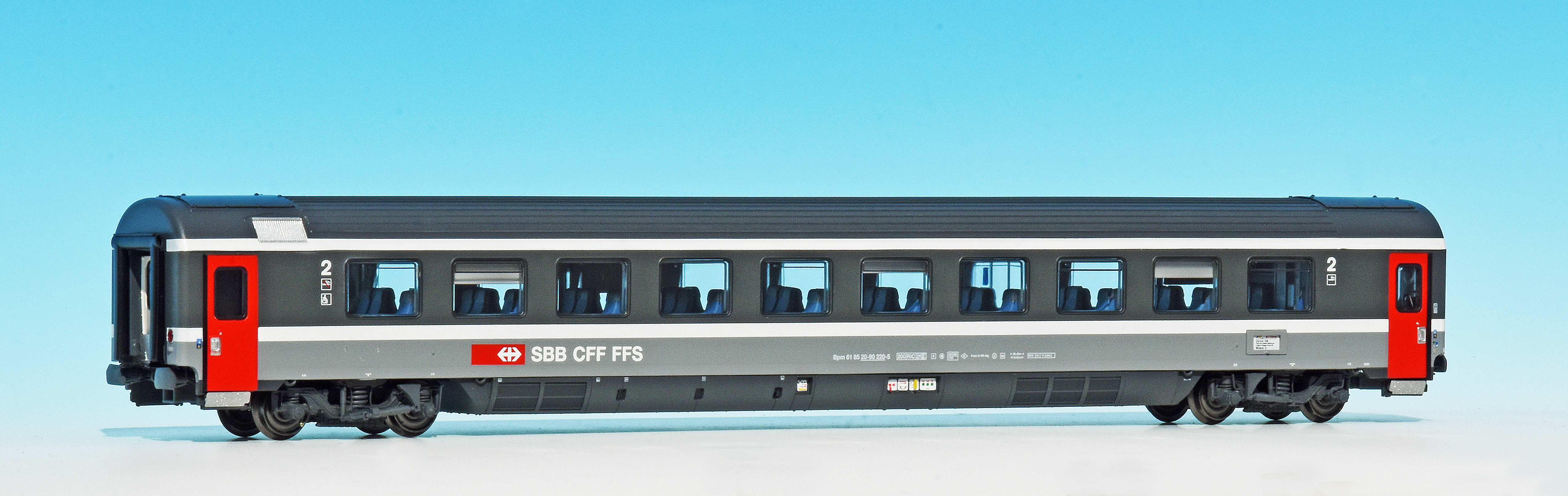 LS Models PI9708 SBB Reisezugwagen-Set EC51/56 4-tlg Ep.4
