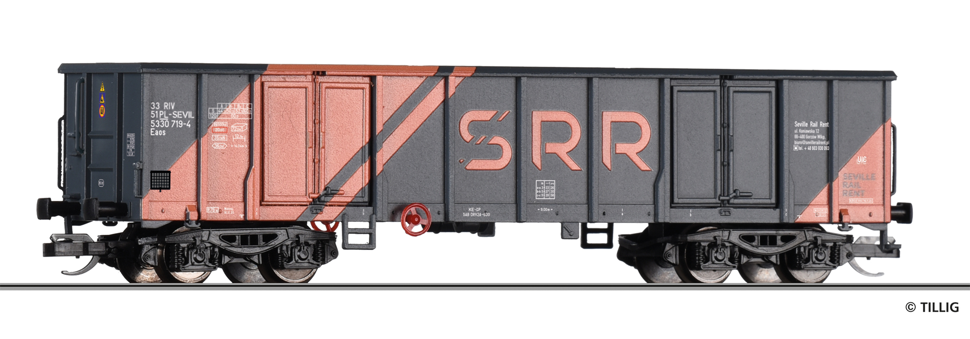 18230 Offener Güterwagen der Seville Rail Rent