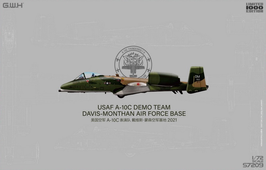 S7209 USAF A-10C Demo Team DAVIS-MONTHAN