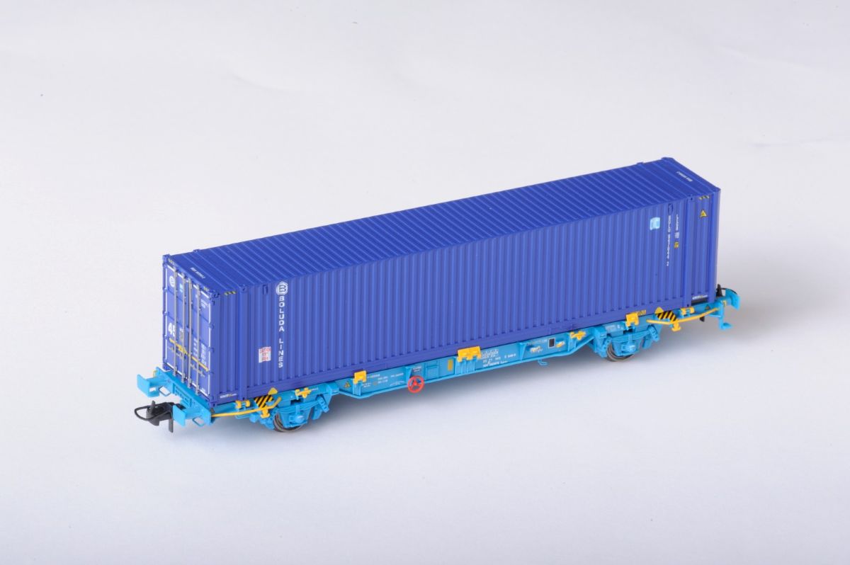 PT Trains PT100100 RENFE Lgnss 22 71 443 3 840-6 + CMA CGM
