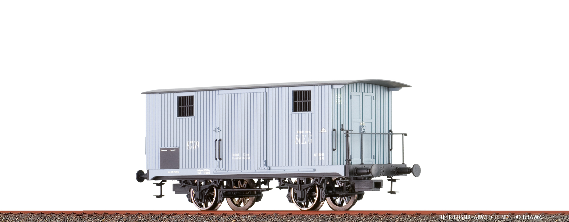 Brawa 47733 St.E.G. ged. Güterwagen G Ep.1