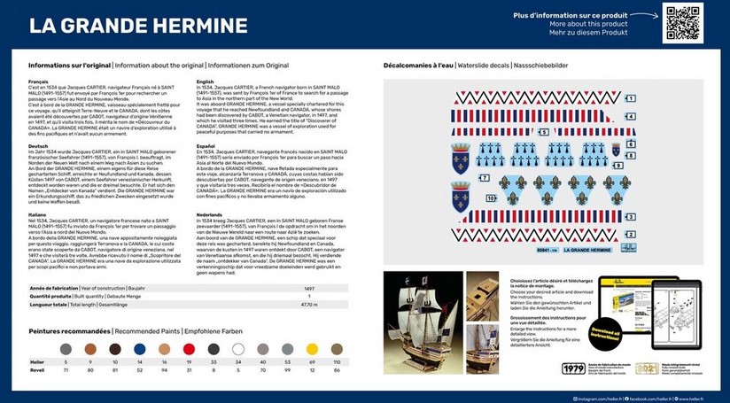 80841 Segelschiff  La Grande Hermine