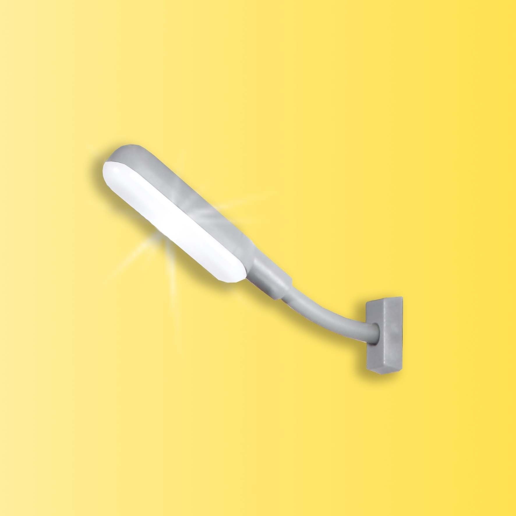 9089 Industrieleuchte mit LED, weiß