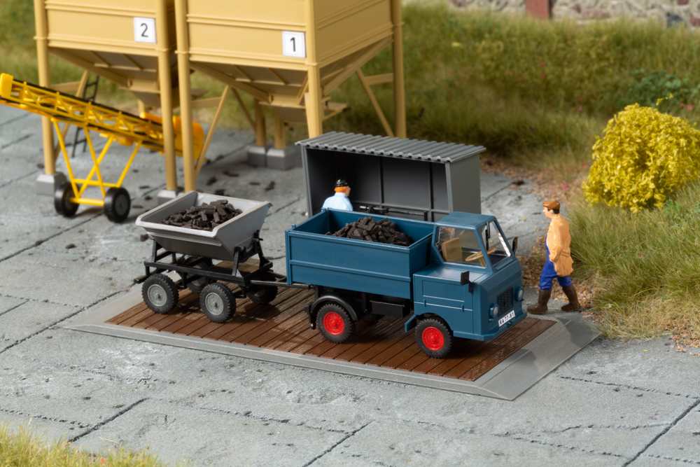Auhagen 41676 Multicar M22 Hochbordkipper mit Kipplore