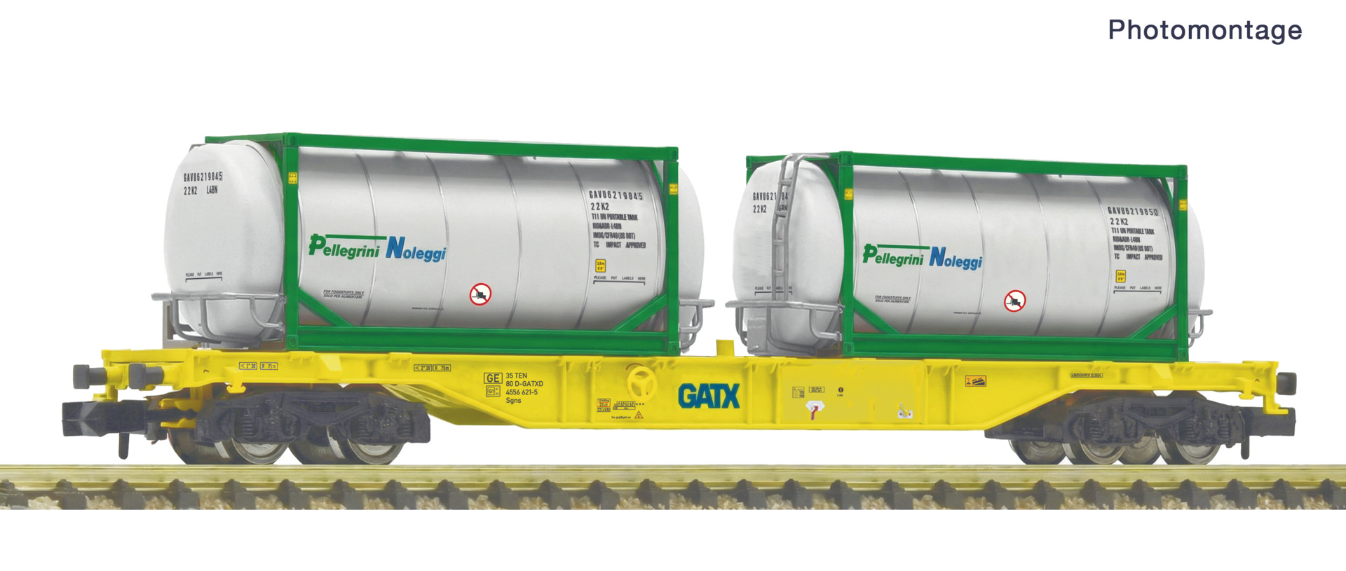 Fleischmann 6660178 GATX Containertragwagen Sg Ep.6