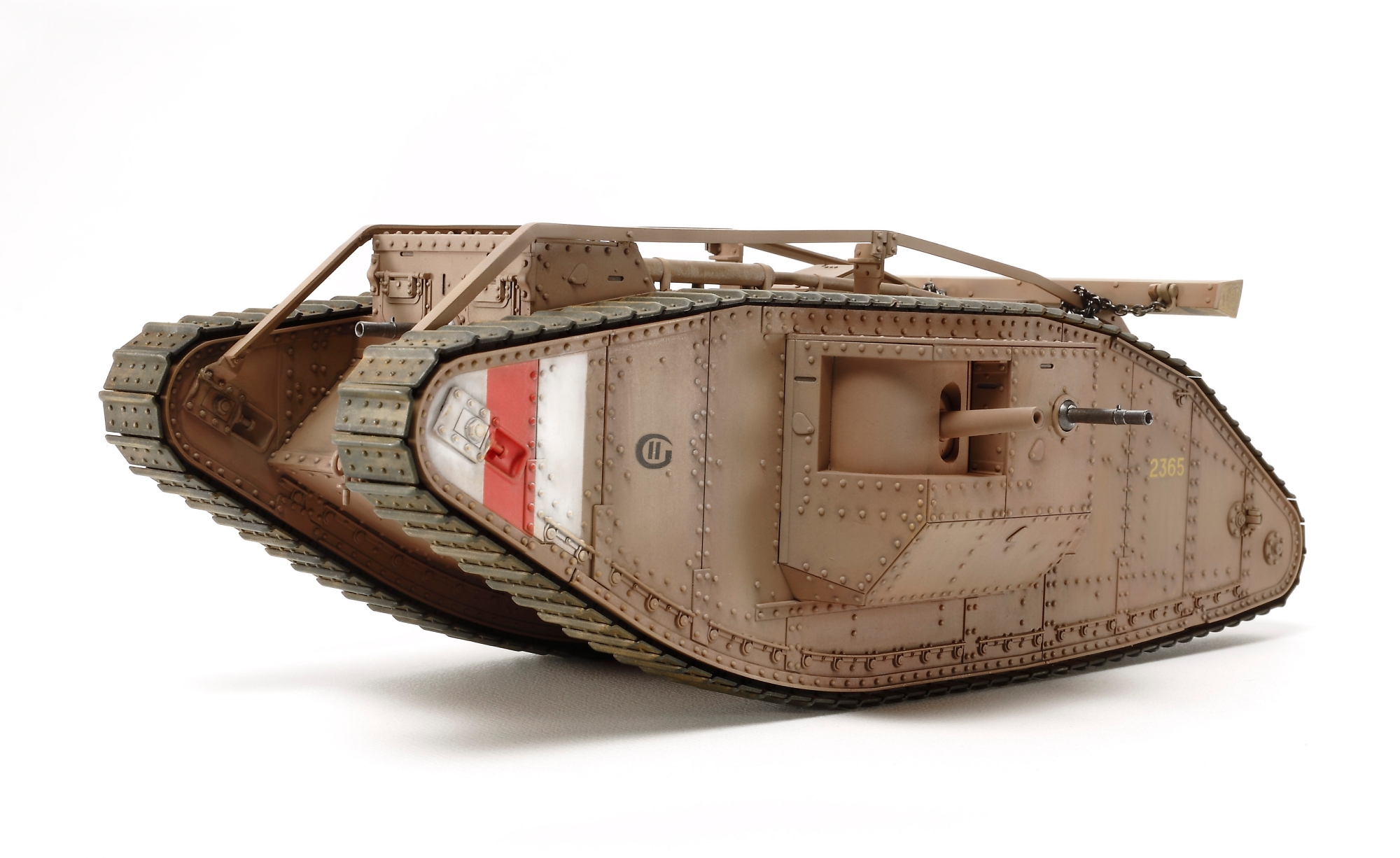 30057 Brit. Mk. IV Male (mot.) mit Figuren