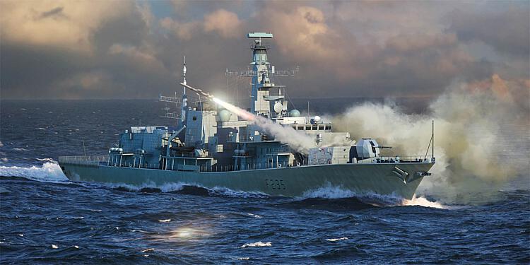 756722 HMS Typ 23 Monmouth F235
