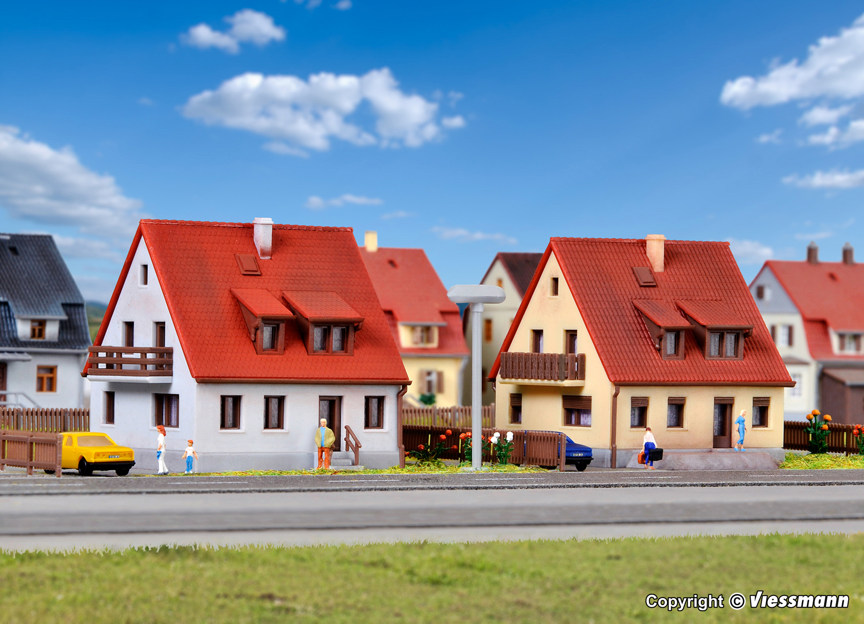 Kibri 36780 Siedlungshäuser, 2 St.