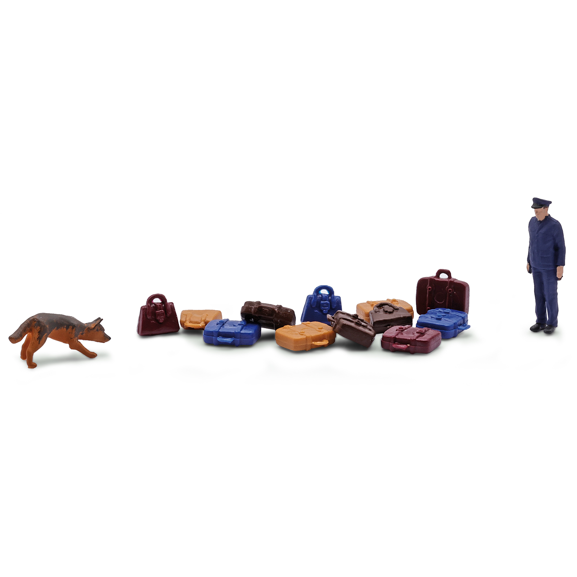 79873 A-Set:Polizei/Spürhund H0