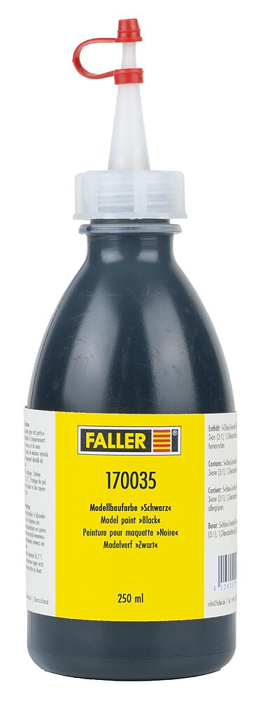170035 Modellbaufarbe Schwarz, 250 m
