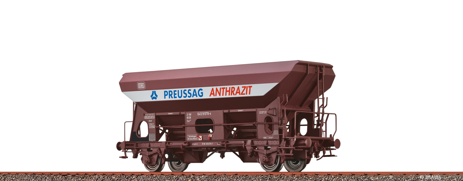 49548 DB off. Güterwag. Fcs092 "Preussag" Ep.4