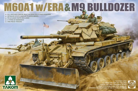 2142 M60A1 w/ERA & M9 Bulldozer