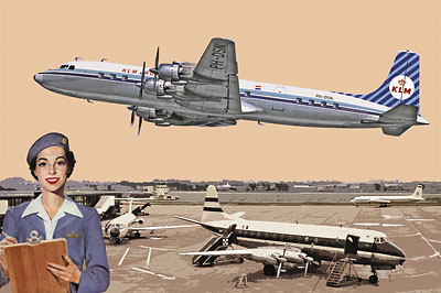 302 Douglas DC-7C Royal Dutch Airlines (KLM)