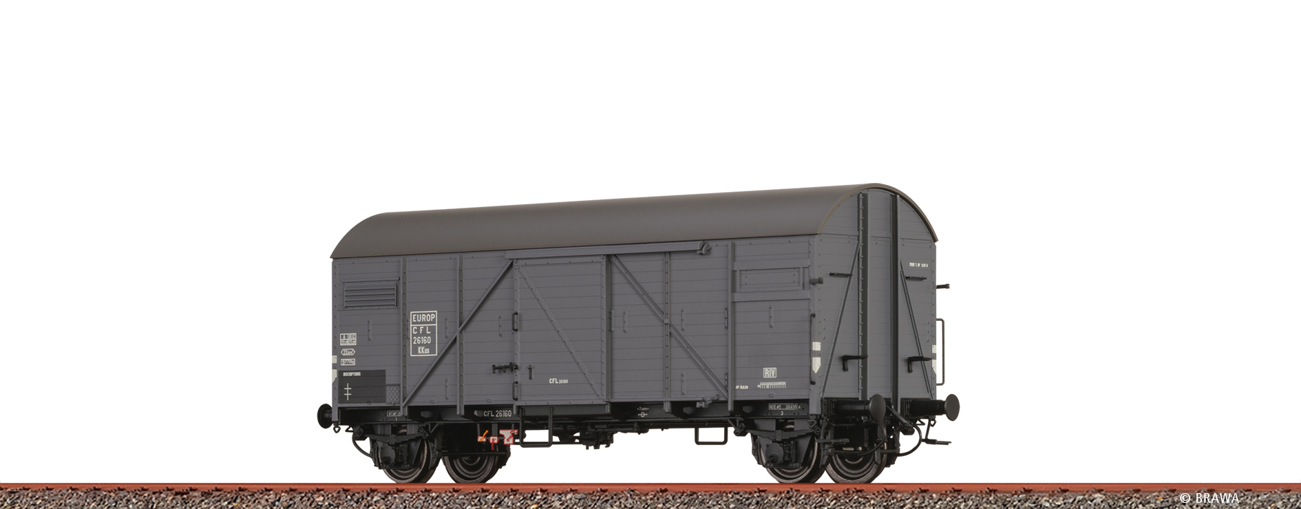 50734 CFL ged. Güterwagen KKus "EUROP" Ep.3