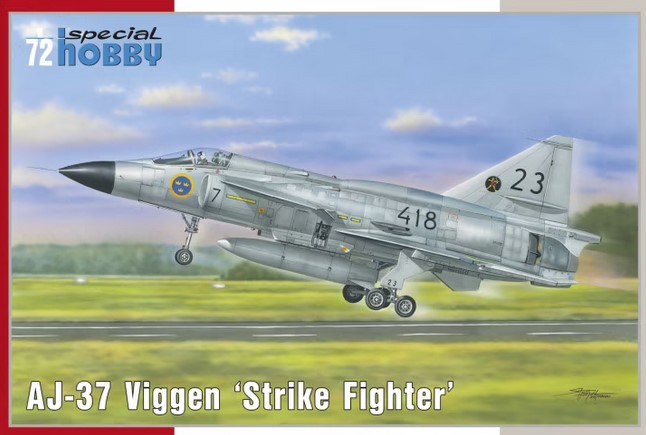 SH72378 Saab JA-37 Viggen Strike Fighter