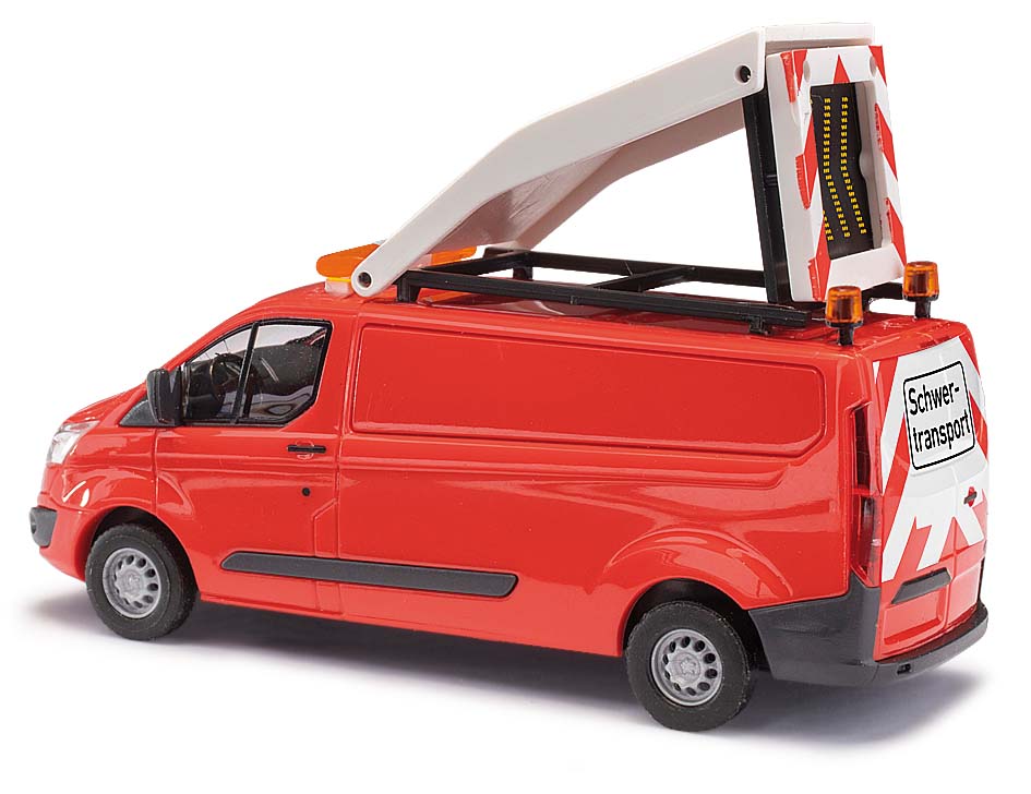 Busch Autos 52424 Ford Transit Custom Kasten Schwertranspo