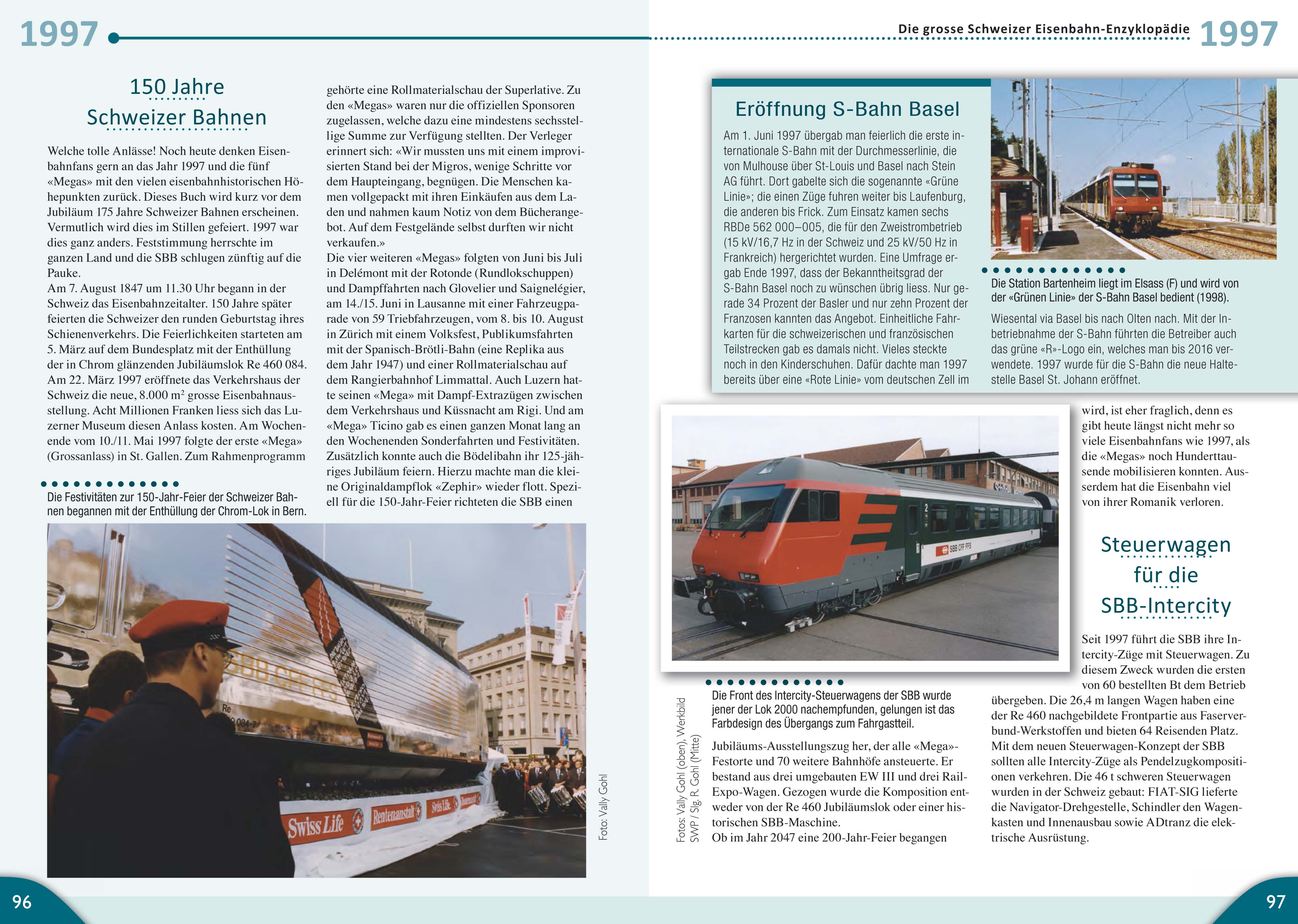 Edition Lan 923-3 Schweizer Bahnen - 1990er Jahre
