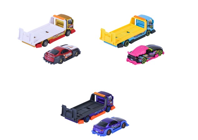 Majorette 8504103000 JDM Legends Tuning Transporter, 3-sort.