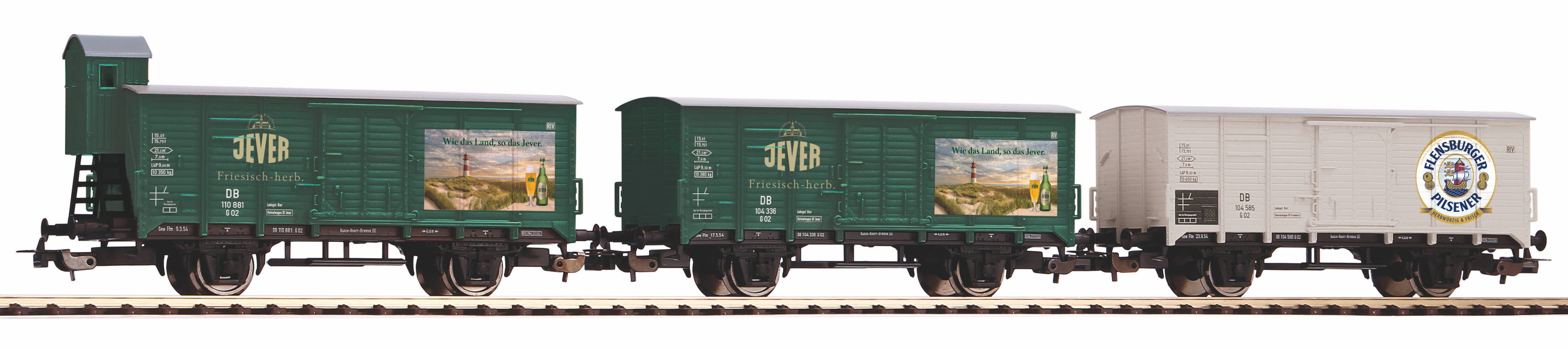 Piko 58398 DB Bierwagen-Set 3-tlg Ep.3