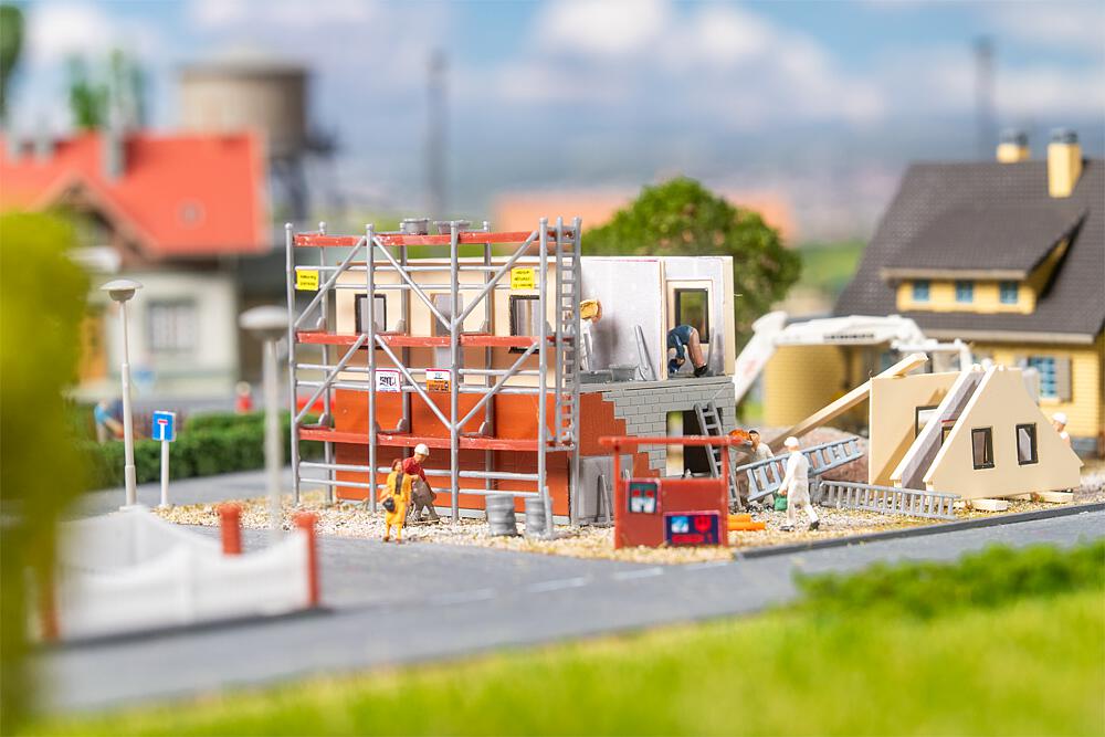 232149 Fertighaus im Bau