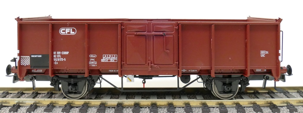 Exact-train 23962 CFL offener Güterwagen Es 01 Ep.4a