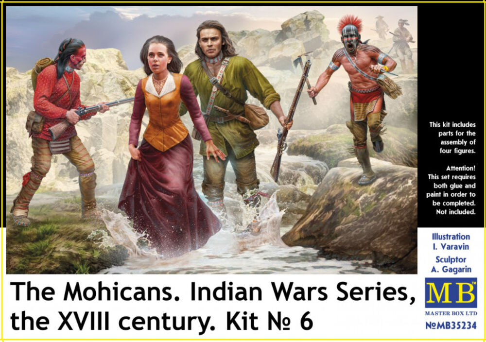 MB35234 The Mohicans. Indian Wars series Kit No6