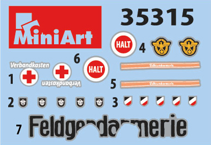 MiniArt 35315 German Feldgendamerie