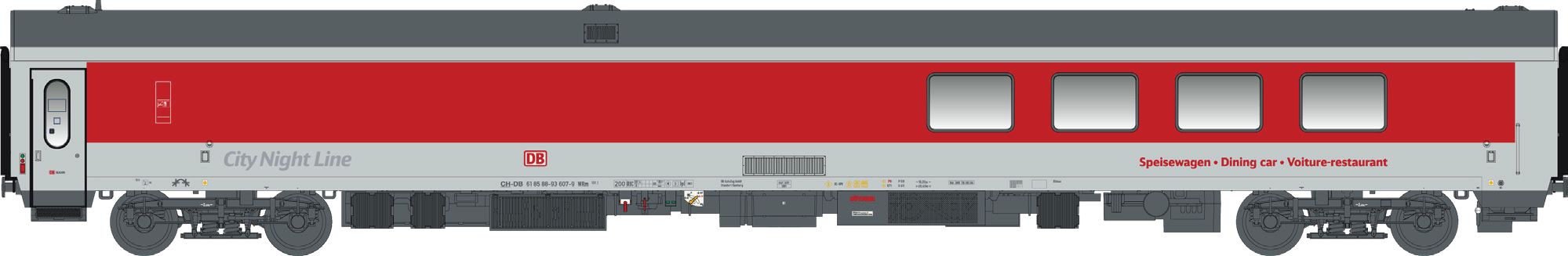 49067DC DBAG CNL Speisewagen WRm Ep.5