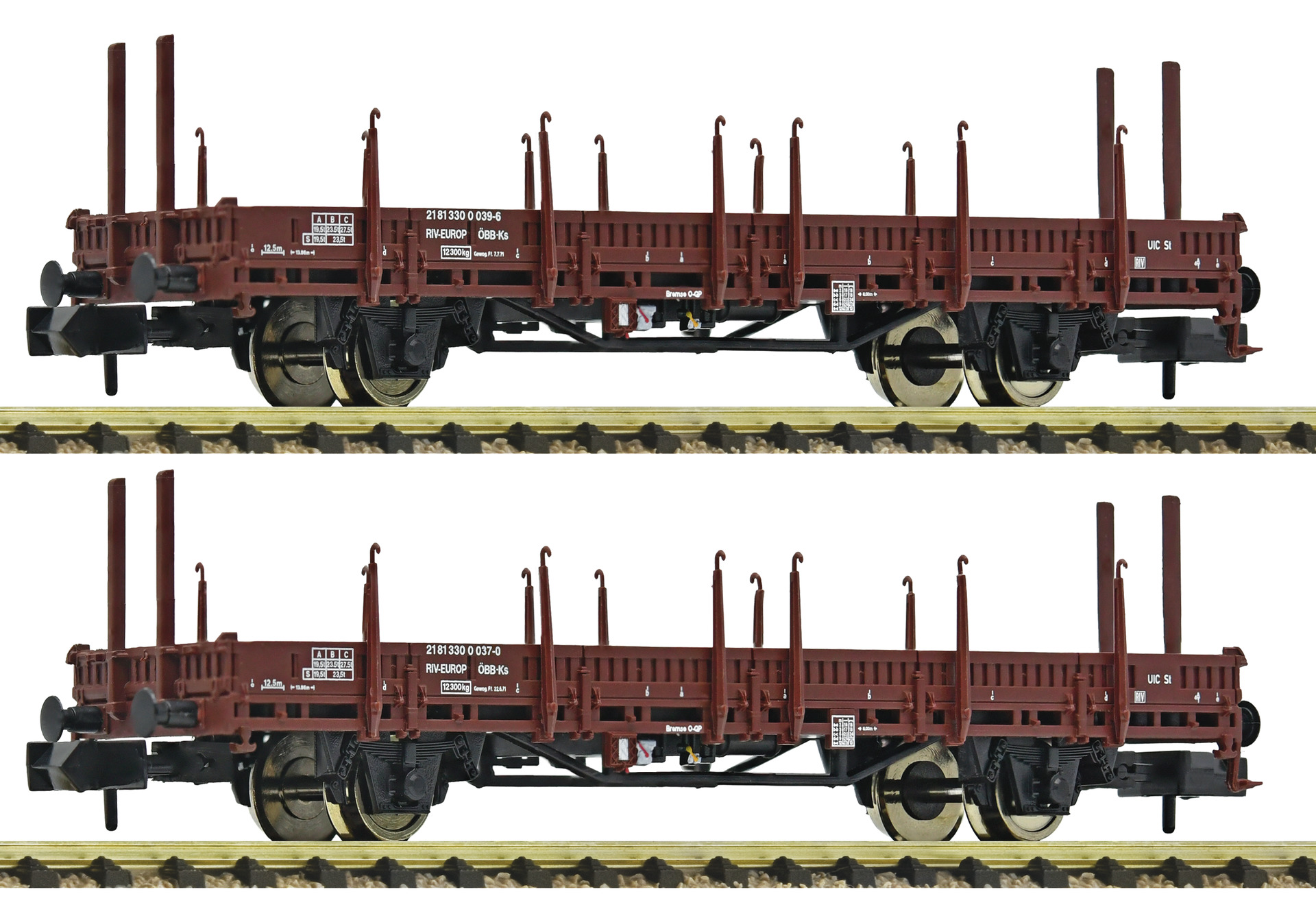 6660072 ÖBB Rungenwagen Ks Set 2tlg. Ep.4