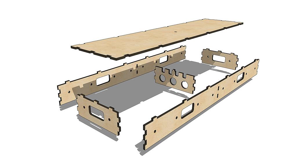 Faller 170103 Anlagenunterbau, 1 m x 0,25 m